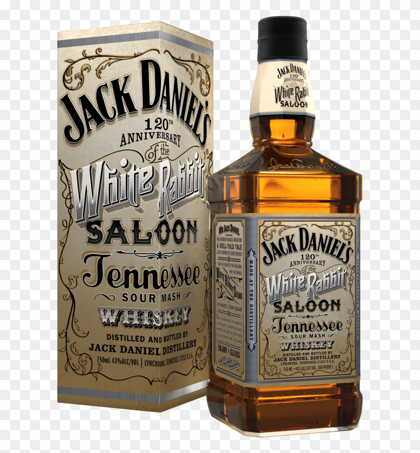 613x846 Jack Daniel39s White Rabbit Saloon Bottle New Jack Daniels, Liquor, Alcohol, Beverage HD PNG Download