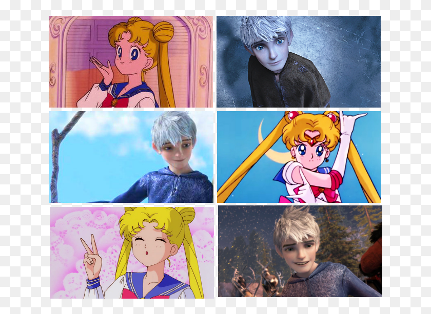 651x553 Jack Frost X Usagi Tsukinosubmitted By Anonymous Cartoon, Person, Human, Comics HD PNG Download