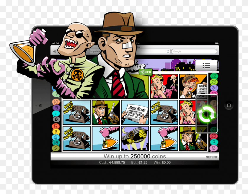 968x739 Jack Hammer Touch Ipad 2 Thumbnail Cartoon, Comics, Book, Hat HD PNG Download