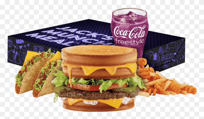 1236x682 Jack In The Box Meal, Burger, Food, Sandwich HD PNG Download