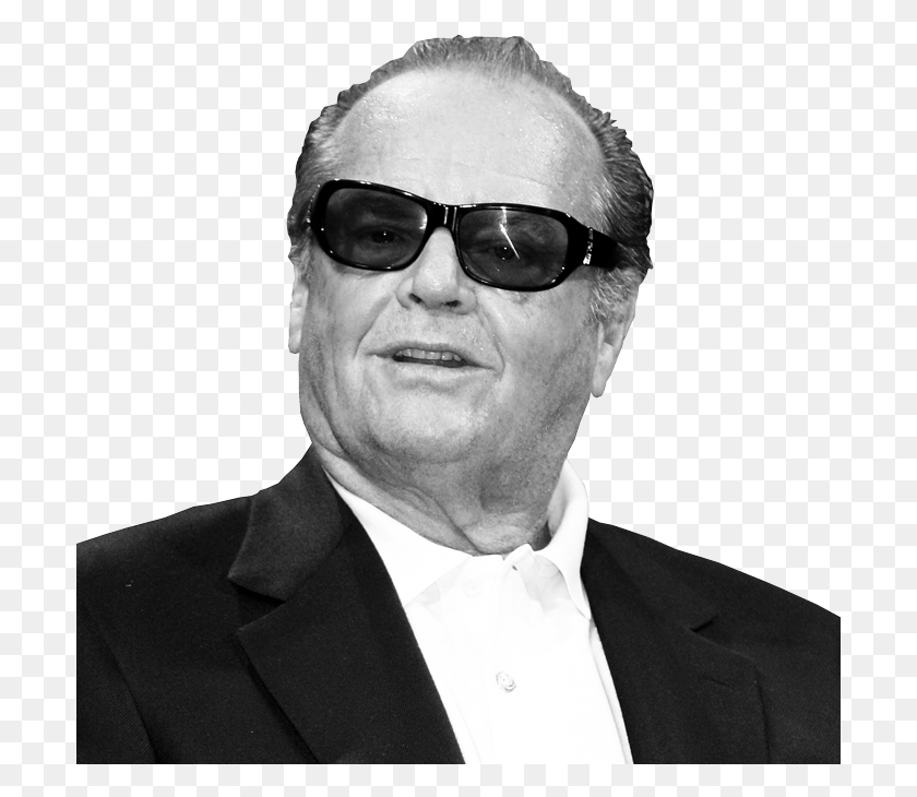 701x670 Jack Nicholson, Persona, Gafas De Sol, Accesorios Hd Png