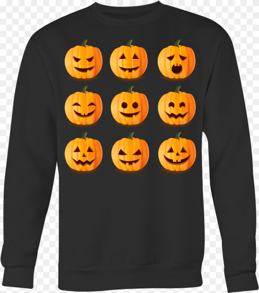 Jack O Lantern Cute Halloween Pumpkin Clipart, Clothing, Long Sleeve, Sleeve, Knitwear Transparent PNG