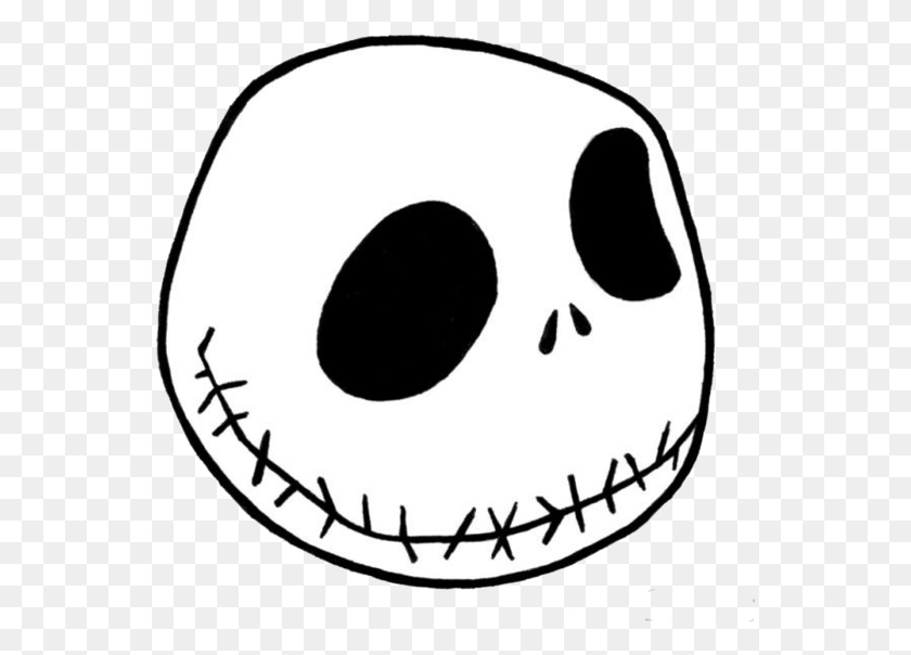 555x544 Descargar Png Jack Skellington Stencil 44524 Jack Skellington Head, Etiqueta, Texto, Voleibol Hd Png