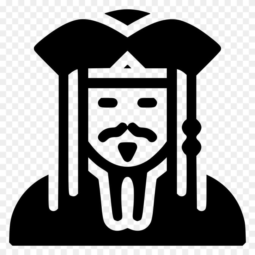 980x980 Jack Sparrow Comments Jack Sparrow Icon, Stencil, Symbol, Face HD PNG Download