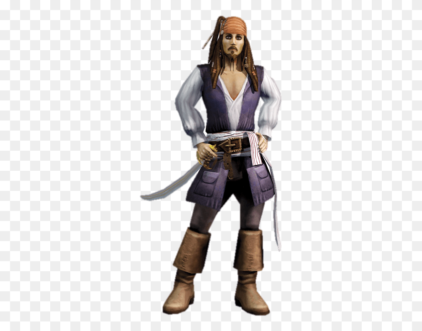 285x599 Jack Sparrow Free Image Pirates Of The Caribbean Cartoon Jack Sparrow, Person, Human, Samurai HD PNG Download