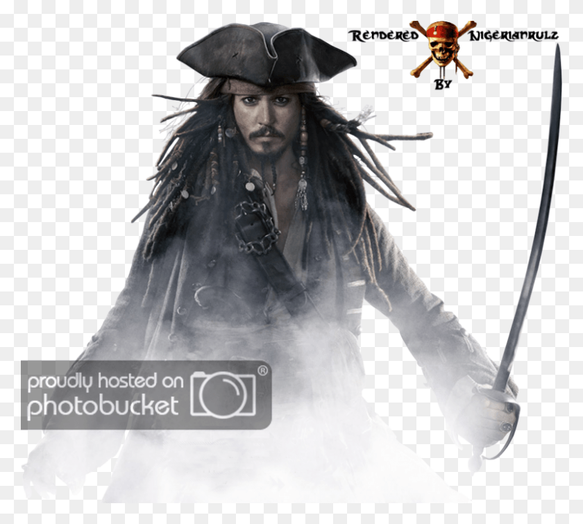 800x713 Jack Sparrow Pirates Of The Caribbean Full, Person, Human, Hat HD PNG Download