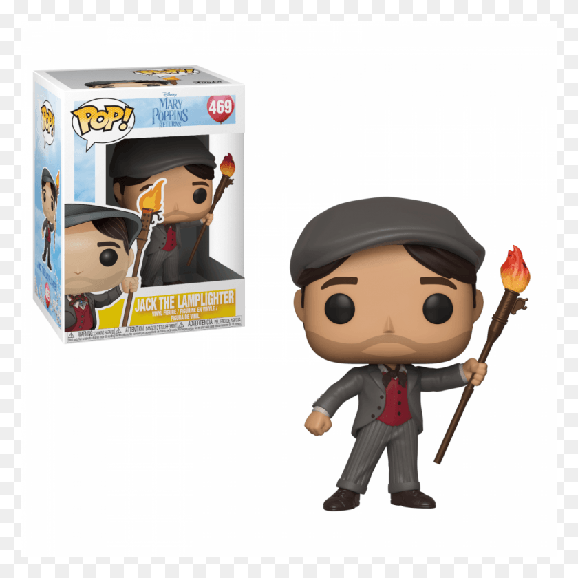 1201x1201 Jack The Lamplighter 469 Funko Pop Mary Poppins Returns Pop Funko, Toy, Plush, Person HD PNG Download