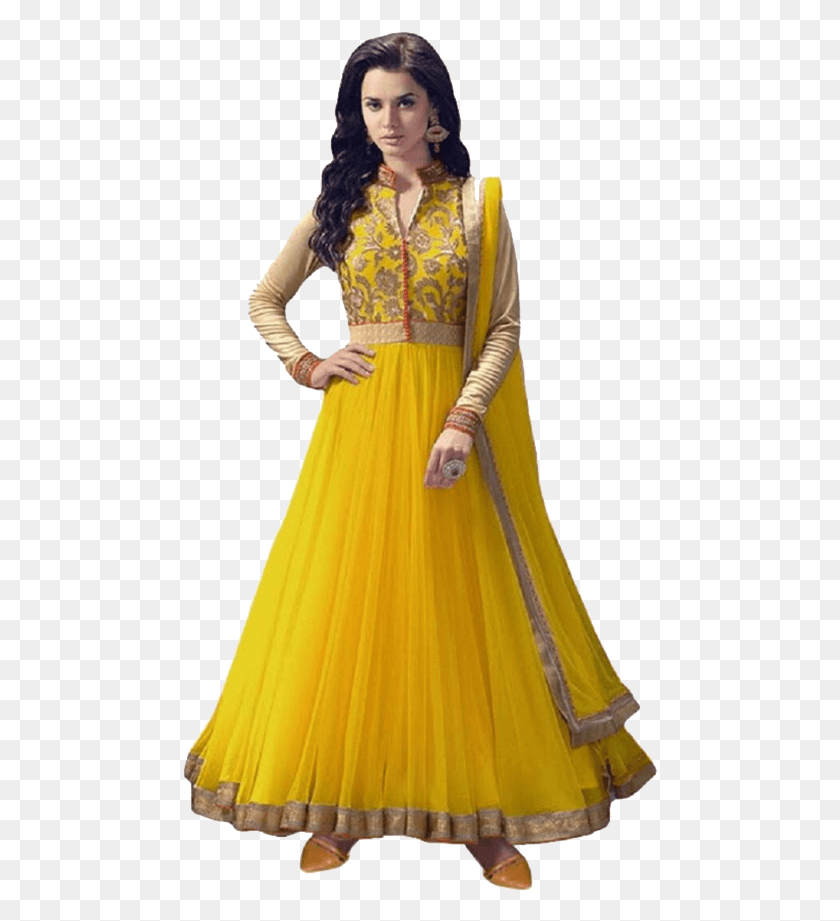 475x861 Jacket Frock Suit Free Image Anarkali Suit Price, Clothing, Apparel, Dress HD PNG Download