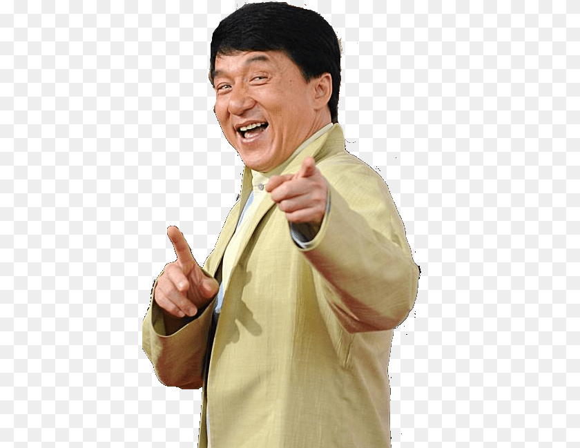 431x649 Jackie Chan, Finger, Person, Body Part, Face Clipart PNG