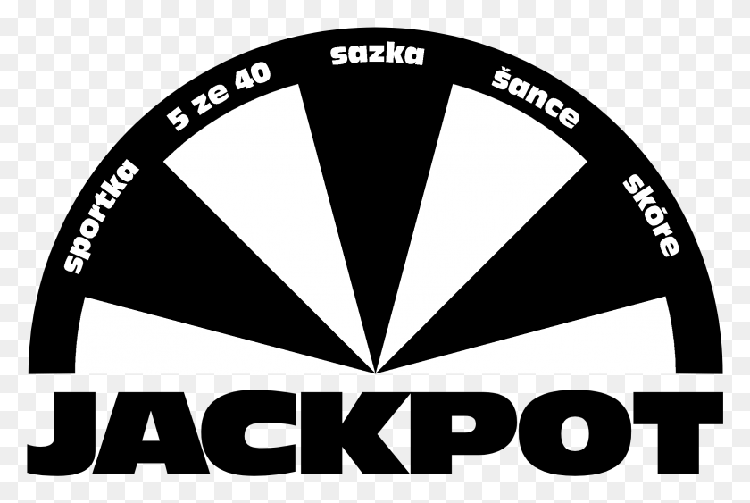 2331x1506 Jackpot Logo Black And White Jackpot, Symbol, Trademark, Face HD PNG Download