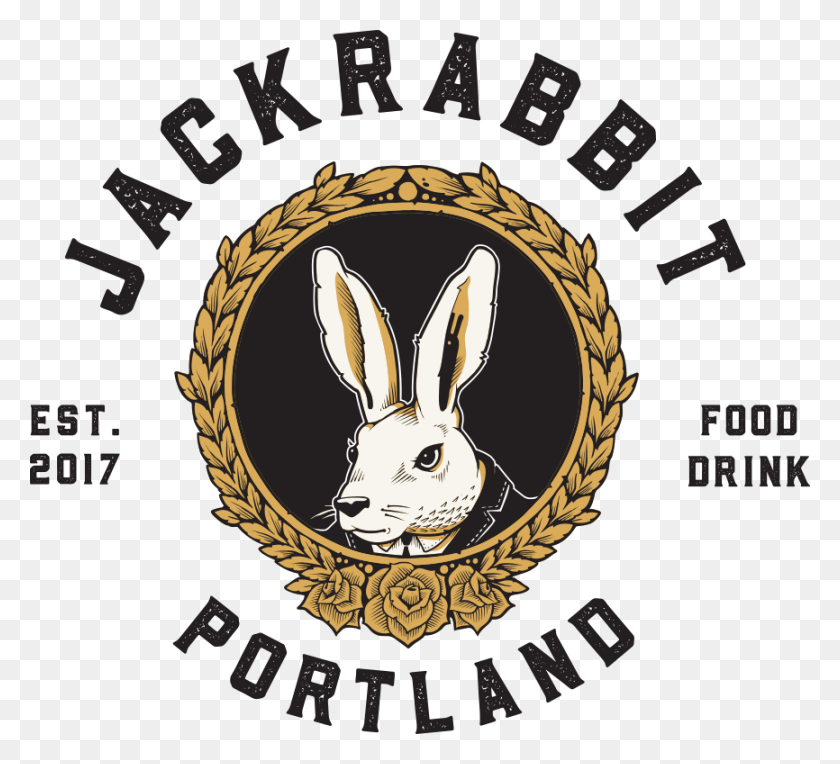 866x782 Jackrabbit Pdx Jack Rabbit Restaurant Portland, Mammal, Animal, Label HD PNG Download