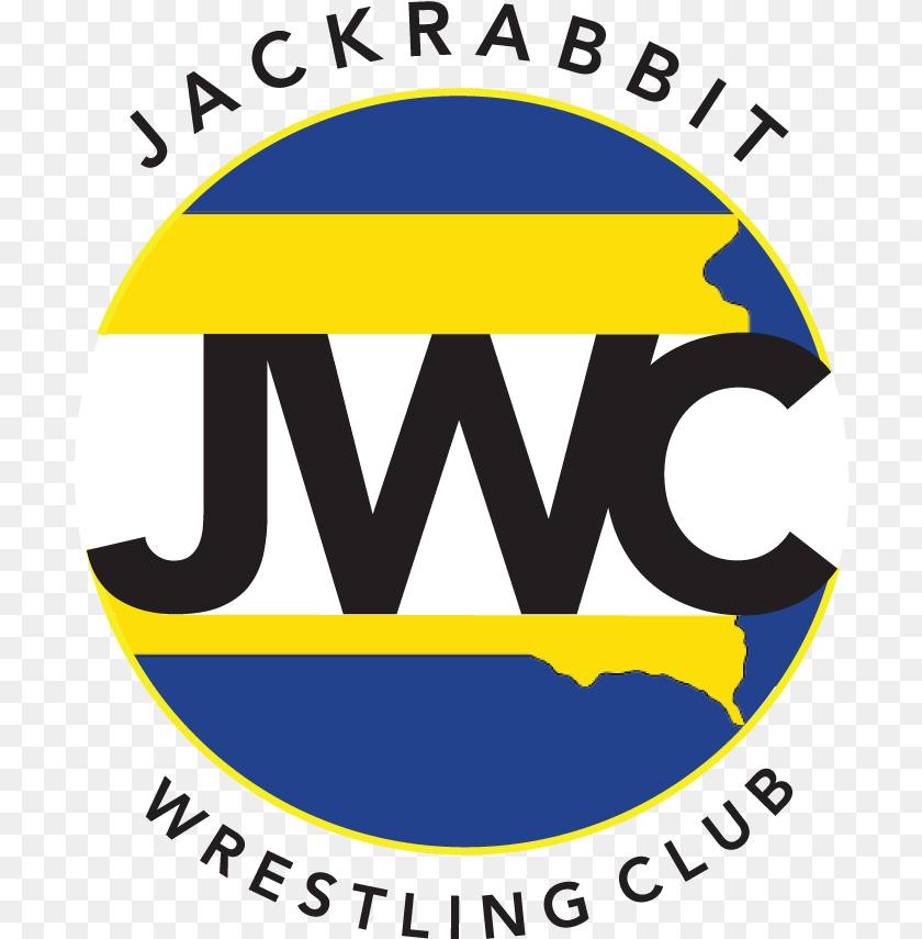 Jackrabbit Wrestling Club Emblem, Logo, Badge, Symbol, Disk PNG