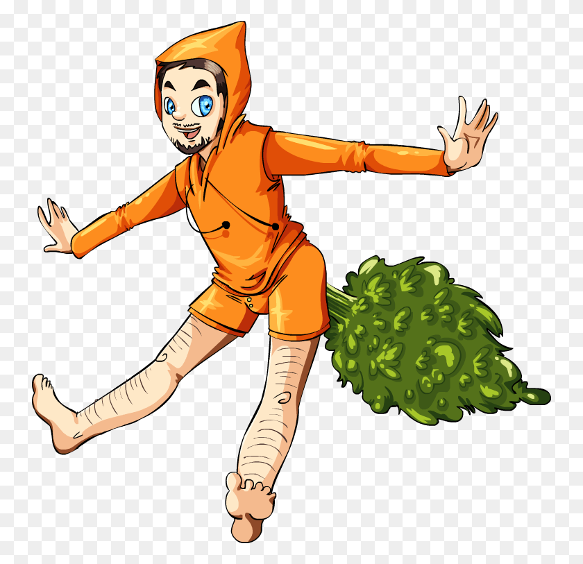 748x753 Jacksepticeye Images Carrot Jack Wallpaper And Background Cartoon, Person, Human, Astronaut HD PNG Download