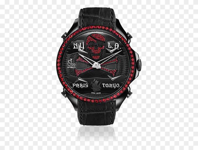 365x578 Jacob And Co Skull Watch, Wristwatch, Helmet, Clothing HD PNG Download