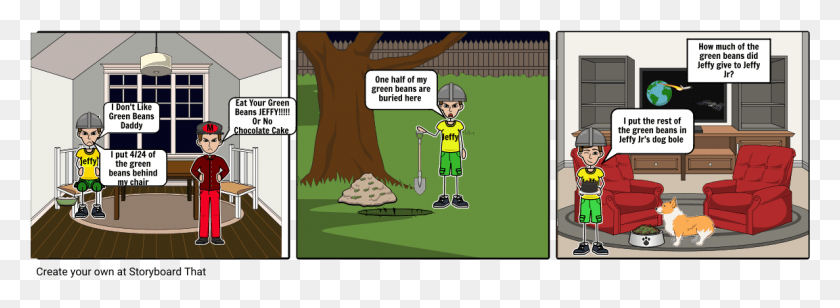 1153x368 Jacob C And Tyler B Story Board Cartoon, Person, Human, Sport HD PNG Download