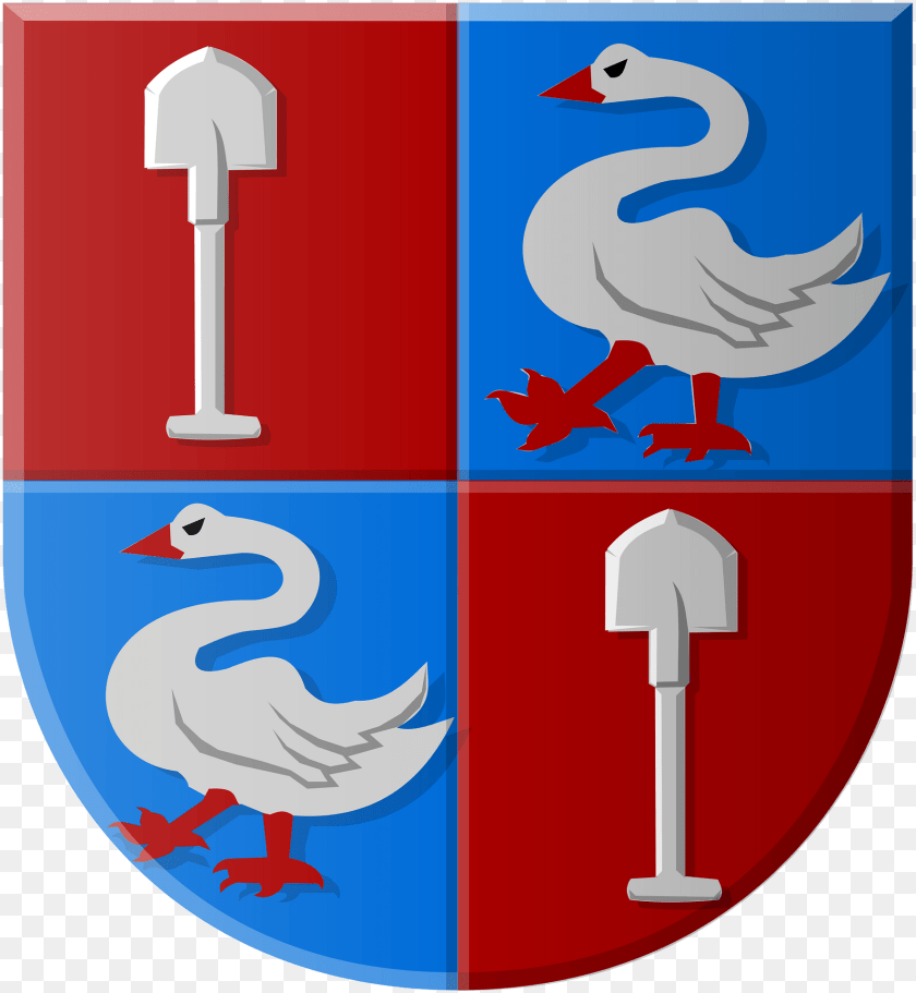 Jacob Dircksz De Graeff Wapen2 Clipart, Animal, Bird, Waterfowl Sticker PNG