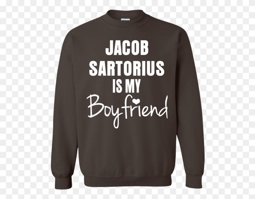 510x595 Jacob Sartorius Is My Boyfriend G180 Gildan Crewneck Shirt, Sleeve, Clothing, Apparel HD PNG Download