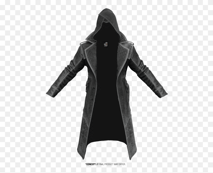 487x622 Jacobs Coat From Ac Assassins Creed Trench Coat, Clothing, Apparel, Overcoat HD PNG Download