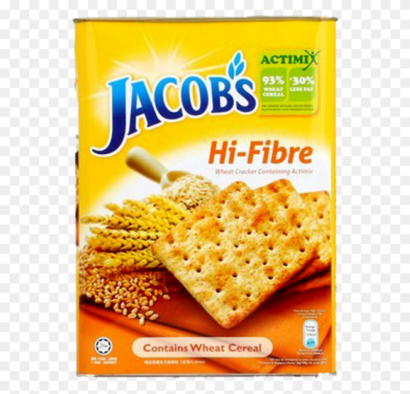 548x747 Jacobs High Fibre Crackers, Bread, Food, Cracker HD PNG Download
