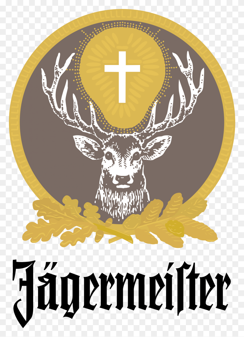 1551x2191 Jaegermeister Logo Transparent Jagermeister Label, Mammal, Animal, Rug HD PNG Download
