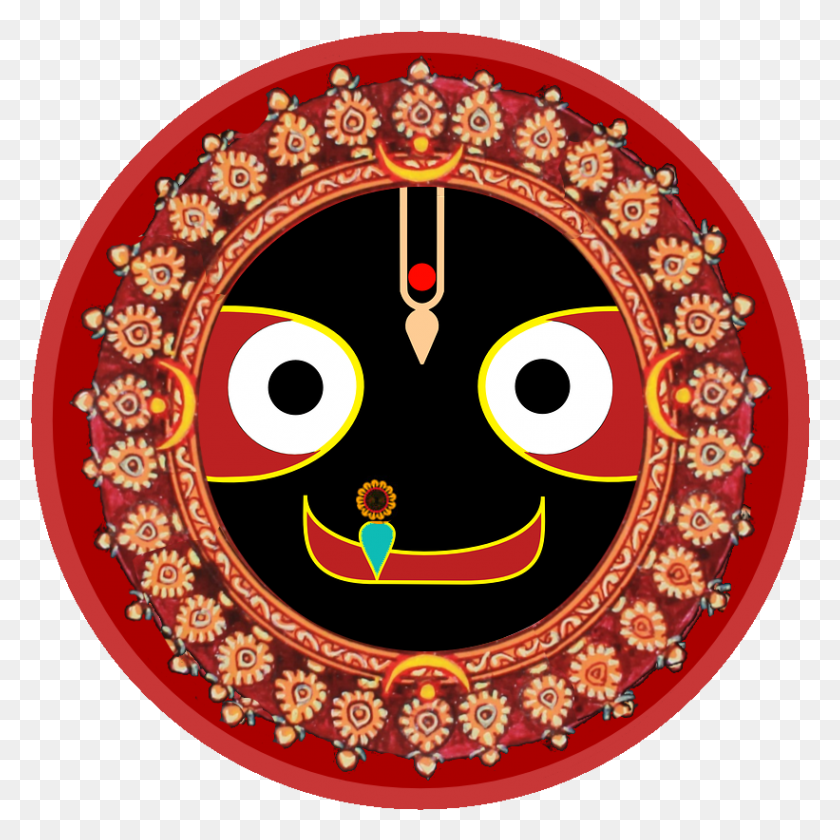 821x821 Jagannath Logo, Rug, Pattern, Graphics HD PNG Download