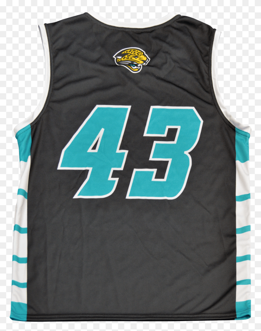 818x1055 Jaguar Basketball Black Jerz Back Vest, Одежда, Одежда, Рубашка Png Скачать