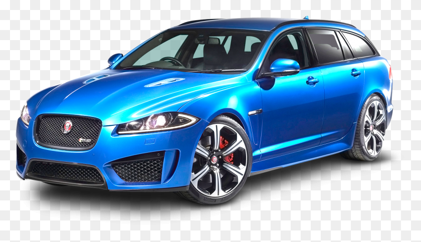 1517x823 Jaguar Xfr Sportbrake Blue Car Image New Baby Jaguar Car, Vehicle, Transportation, Automobile HD PNG Download