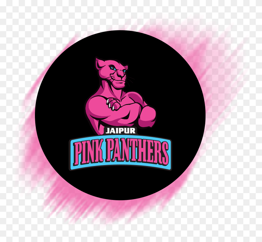 765x717 Descargar Png Jaipur Pink Panthers Logo Equipo De Jaipur Pink Panthers, Cartel, Publicidad, Símbolo Hd Png