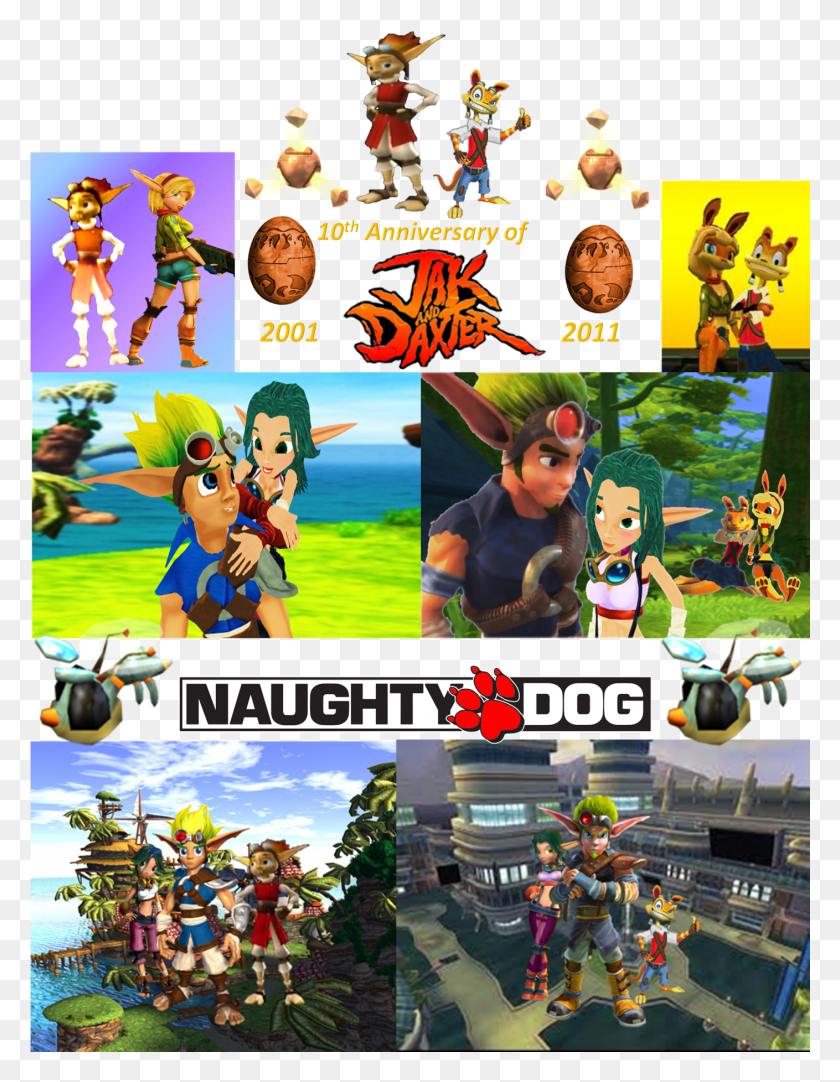 1409x1847 Descargar Pngjak And Daxter Fondo De Pantalla Contiene Anime Titulado Naughty Dog, Person, Human, Super Mario Hd Png
