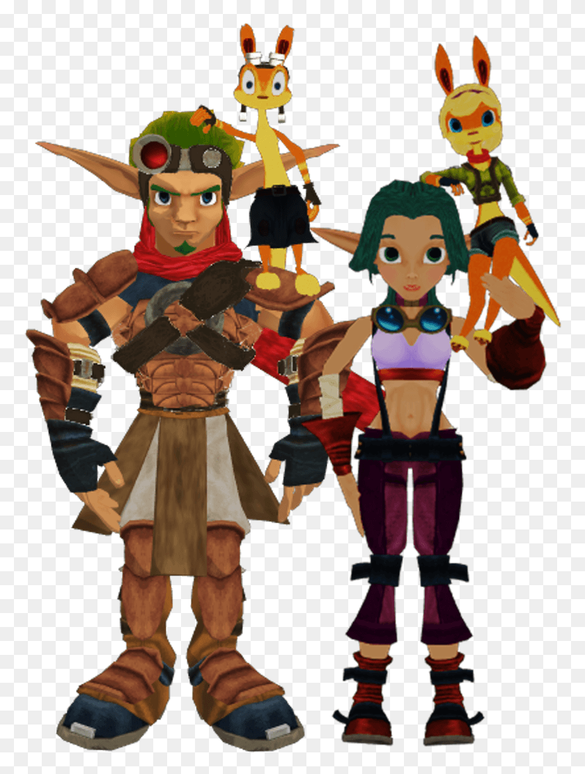 772x1051 Jak And Daxter Images Jak X Keira Hagai And Daxter Jak Keira, Person, Human, Costume HD PNG Download