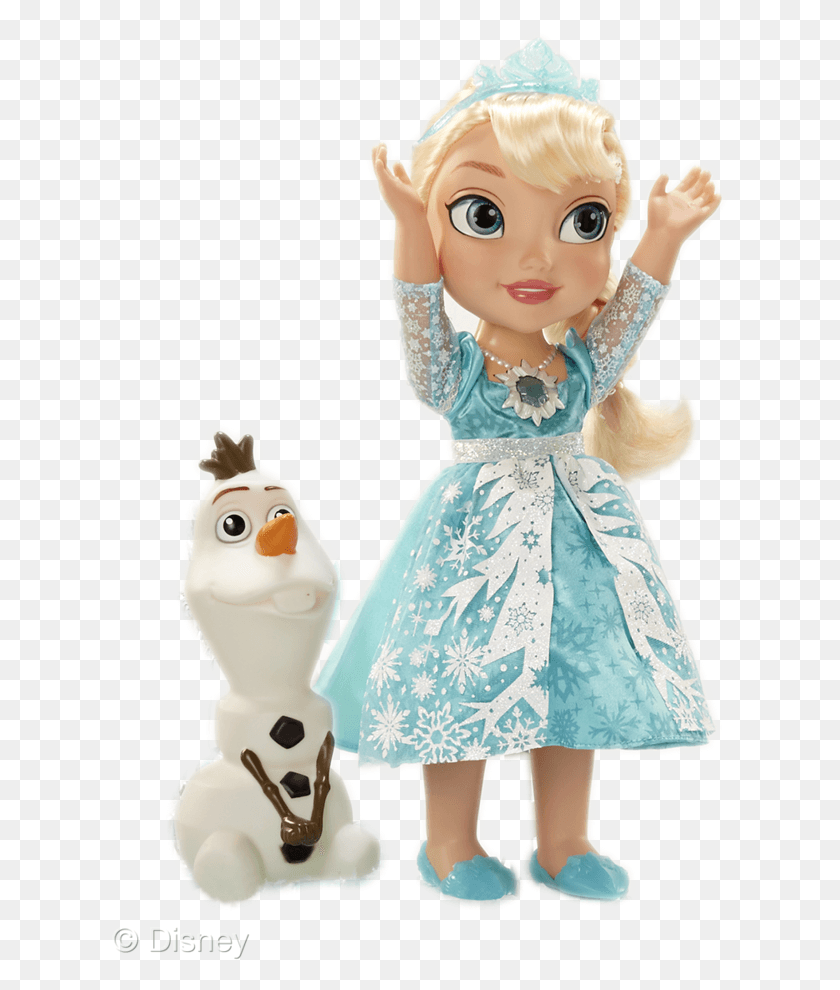 619x930 Jakks Pacific Frozen Elsa Vestido Luminoso, Doll, Toy, Clothing HD PNG Download