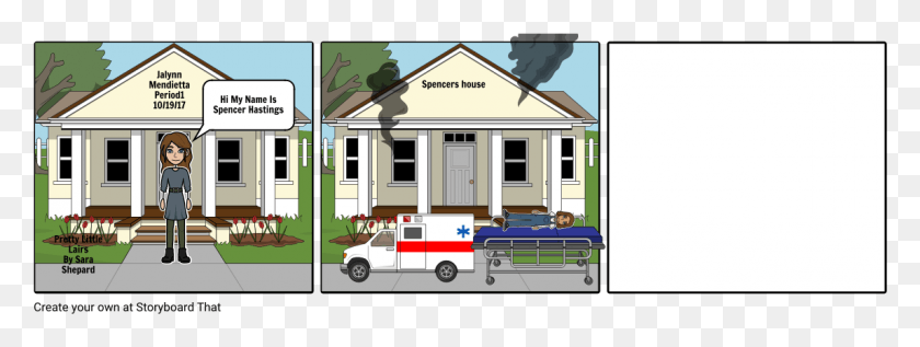 1145x378 Jalynnmendietta Storyboard, Ambulance, Van, Vehicle HD PNG Download