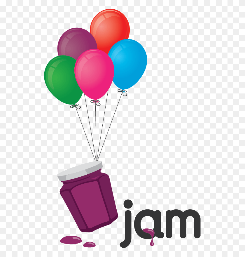 537x820 Jam Logo Balloons Jam Media, Ball, Balloon, Bottle HD PNG Download
