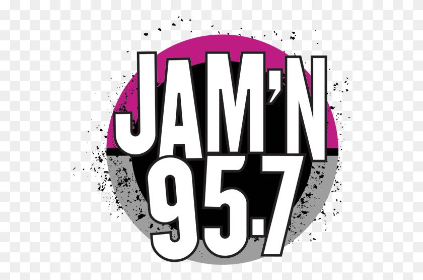 552x495 Jam N Jam N 95.7 Logo, Text, Label, Symbol HD PNG Download