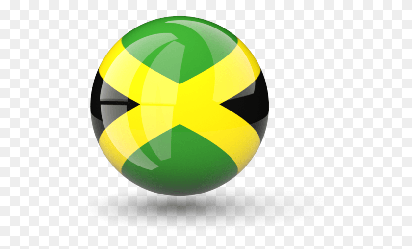 515x447 Jamaica Flag Pic Jamaica Flag Ball, Sphere, Soccer Ball, Soccer HD PNG Download