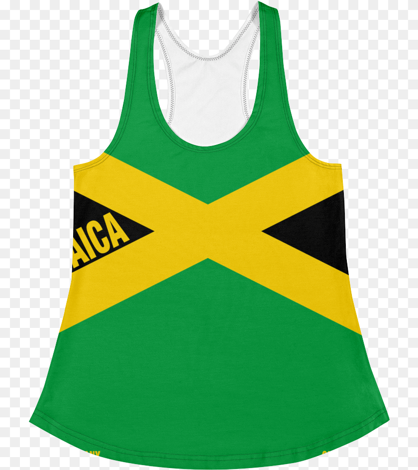 728x946 Jamaica Ladies Racerback Tank Vest, Clothing, Tank Top, Accessories, Bag Transparent PNG