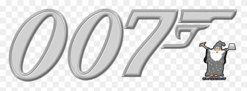 1000x324 Descargar Png James Bond 007 Logotipo De James Bond Blanco, Texto, Número, Símbolo Hd Png