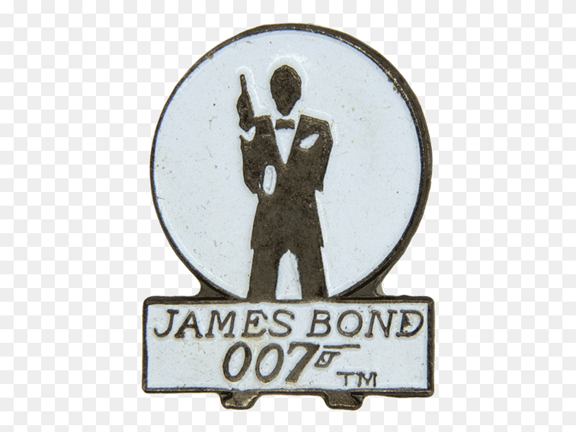 432x570 James Bond 007 Pin Pins James Bond, Logo, Symbol, Trademark HD PNG Download