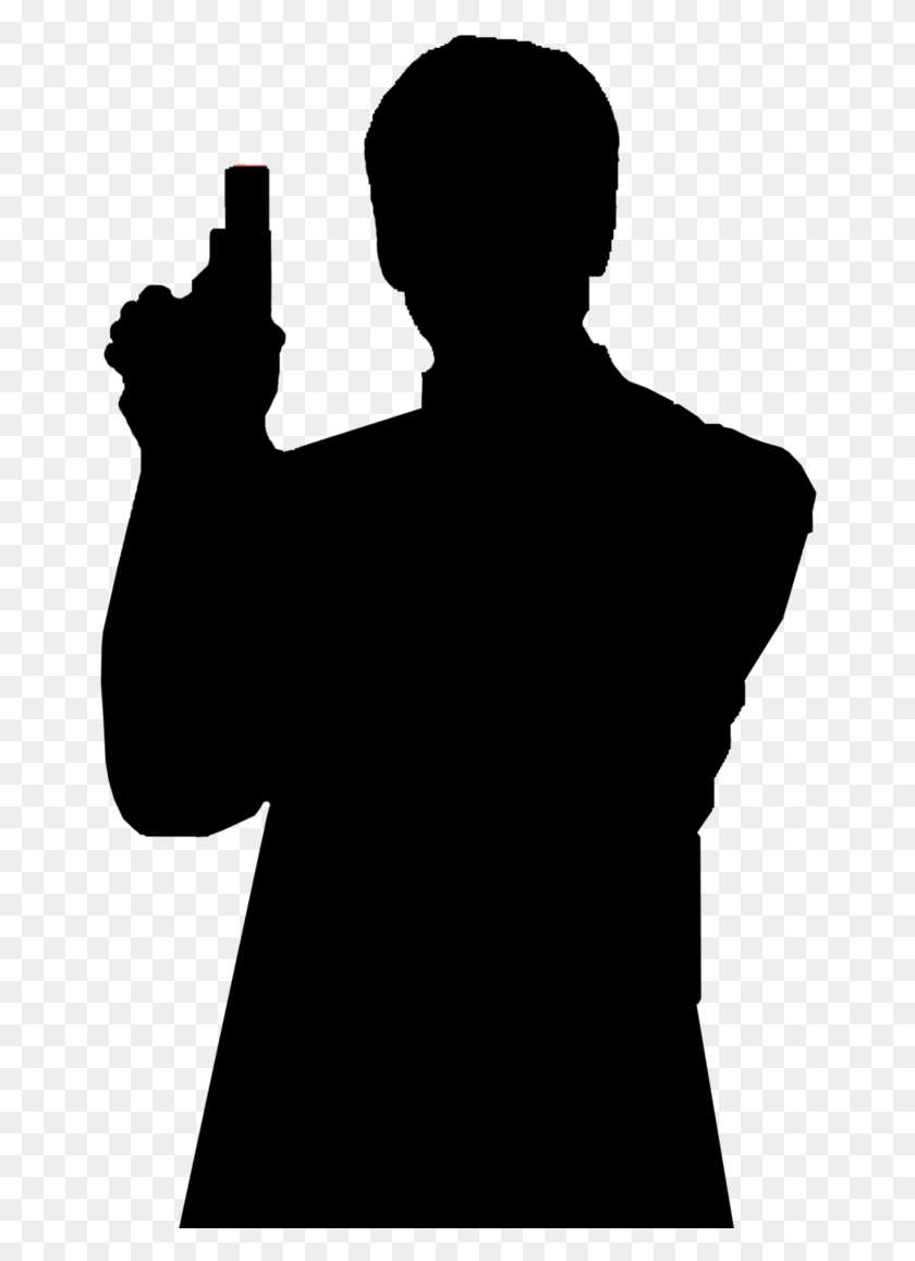 660x1097 James Bond Style Silhouette, Outdoors, Nature, Night HD PNG Download