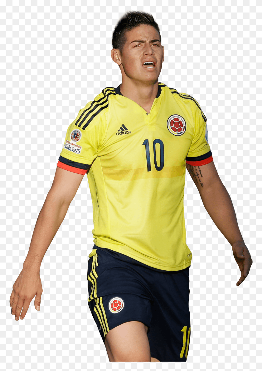 1402x2026 James Rodrguez Exhausted, Clothing, Apparel, Shirt HD PNG Download