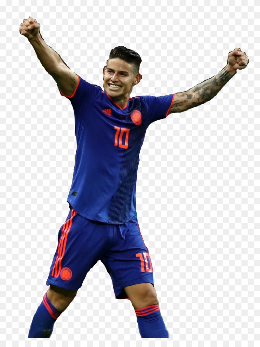 793x1079 Jamesrodriguez Sticker Player, Esfera, Pantalones Cortos, Ropa Hd Png