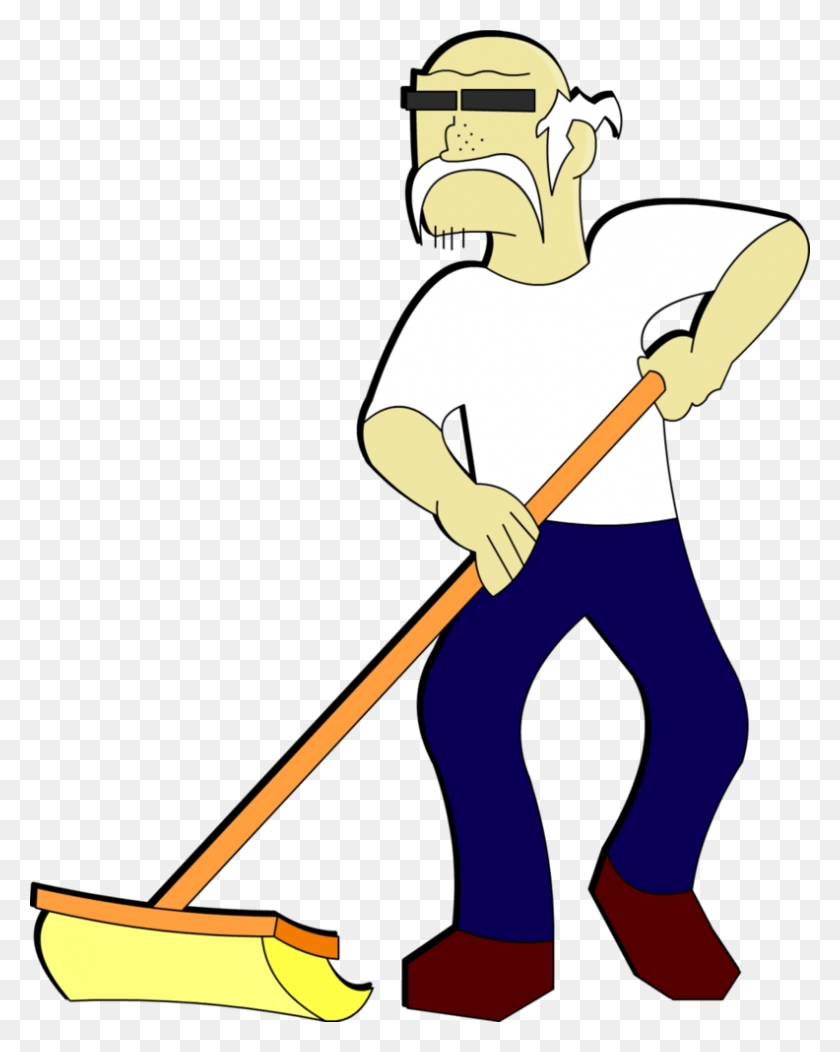 792x1008 Janitor Clip Art Janitor Clipart, Person, Human, Cleaning HD PNG Download