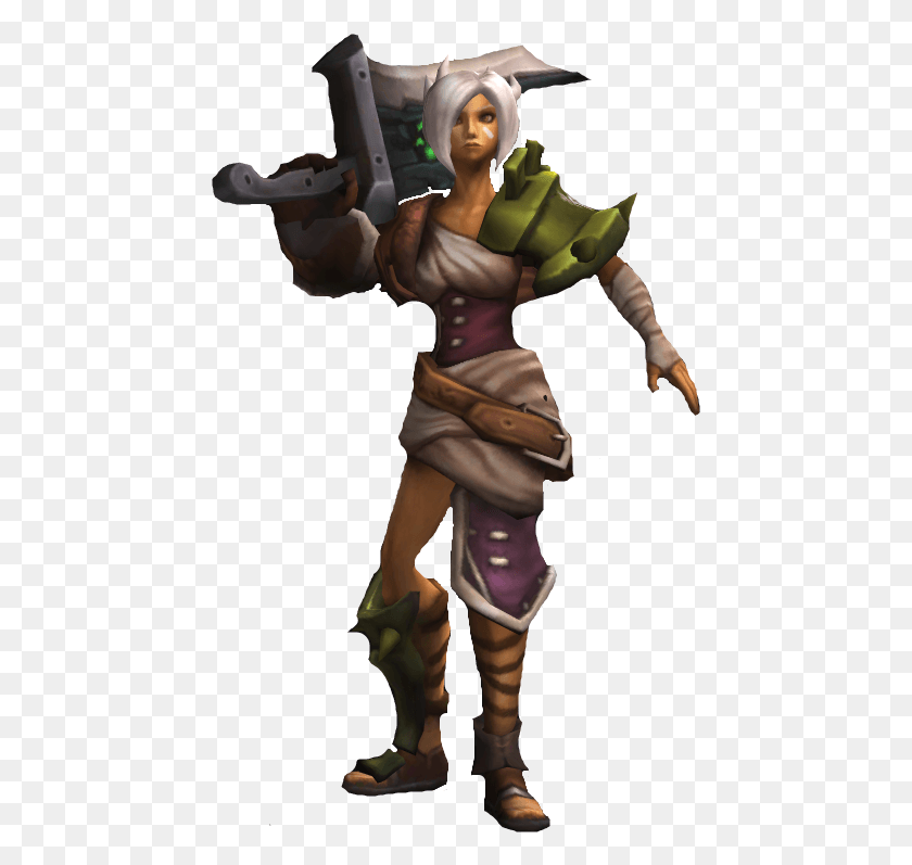 451x737 January 17 League Of Legends Riven Ingame, Figurine, Person, Human HD PNG Download