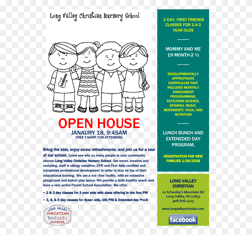 555x722 January 18Th Open House 2018 Flyer, Advertisement, Poster, Paper Descargar Hd Png