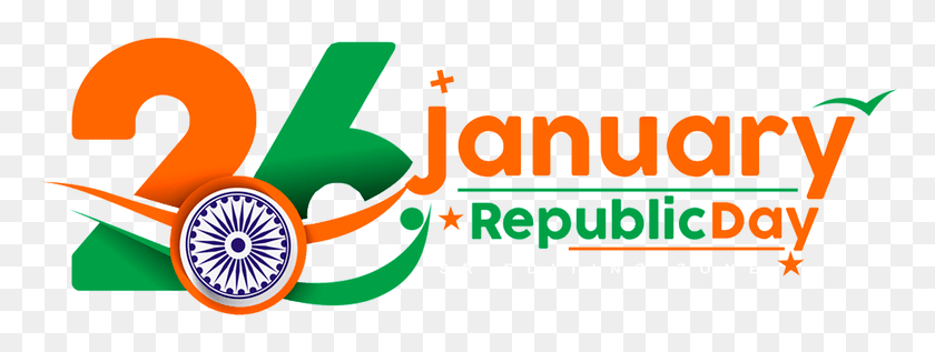 778x257 January Background Republic Day Picsart Photo Editing 26th January, Text, Symbol, Logo HD PNG Download