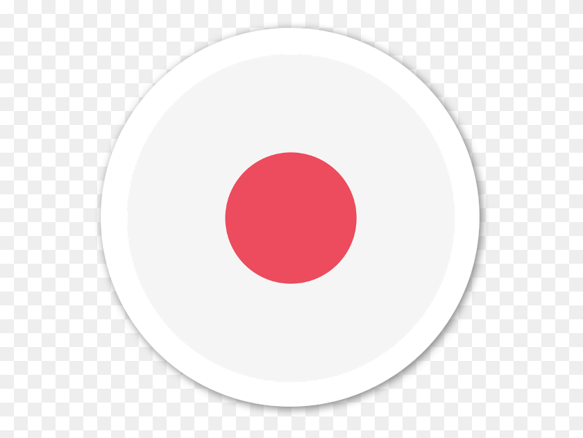 570x571 Japan Flag Sticker Circle, Label, Text, Logo HD PNG Download
