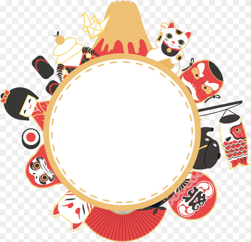 1783x1718 Japan Maneki Neko Decoration Transprent Japanese Decoration, Drum, Musical Instrument, Percussion, Disk PNG