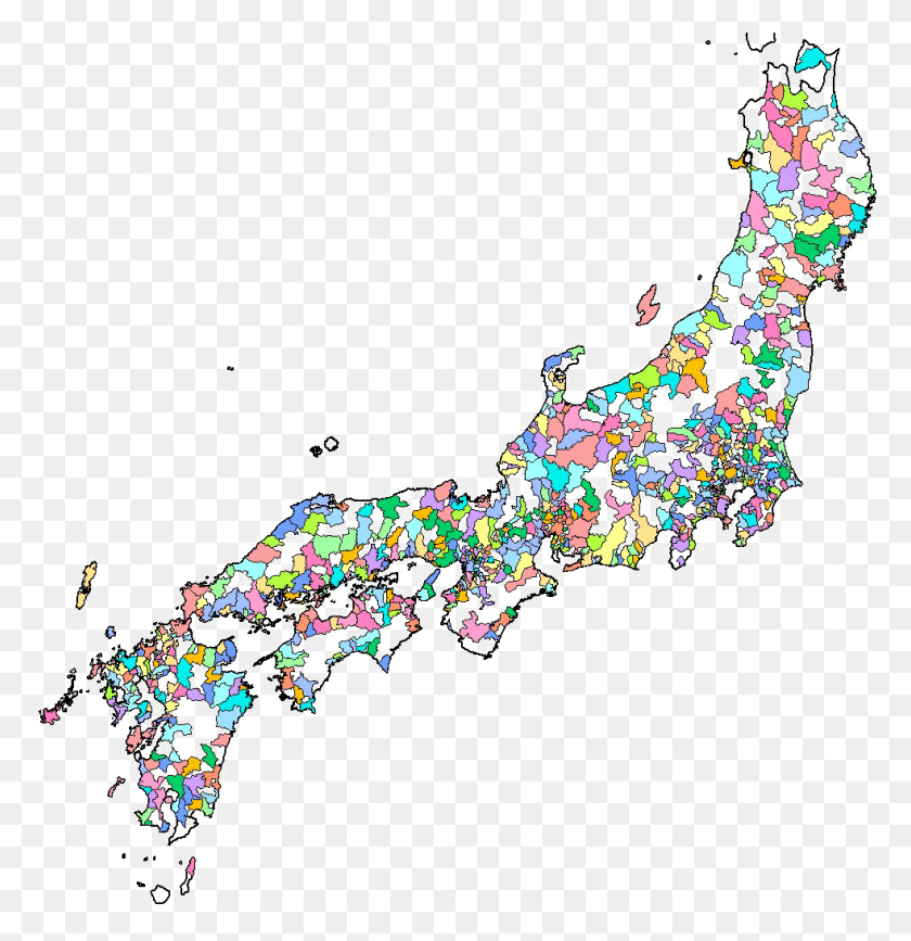 983x1018 Япония Карта Изображения Японские Подразделения, Графика, Участок Hd Png Скачать