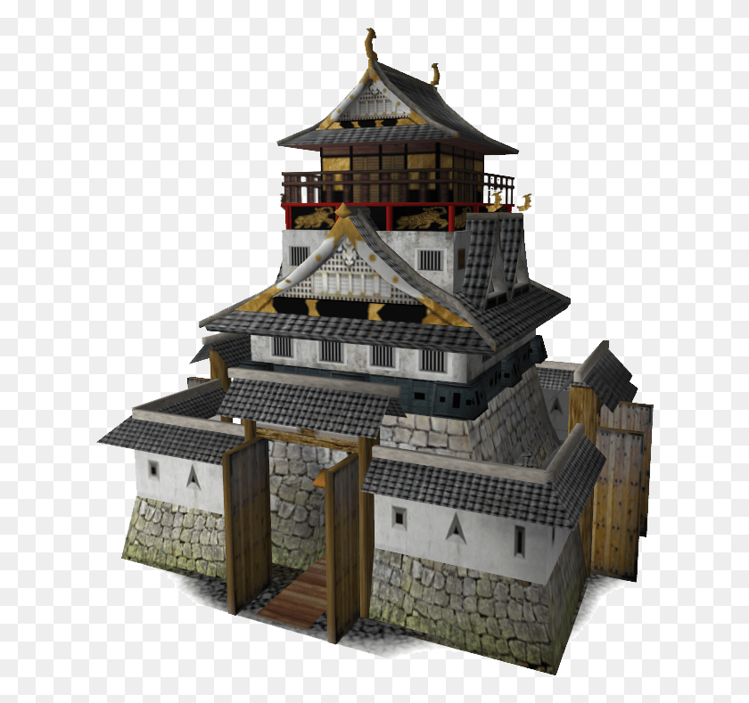 627x729 Japanese Castle Pagoda, Architecture, Building, Monastery HD PNG Download