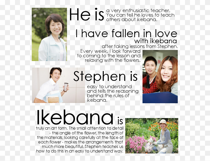 587x581 Japanese Flower Arrangement Leisure, Person, Clothing, Face HD PNG Download